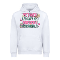 White retired library kid present bookish girlie Urban Hoodie - MaliasSmallBusiness