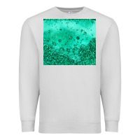 Dove Grey green glitter Premium Sweatshirt - JahusDesignShop