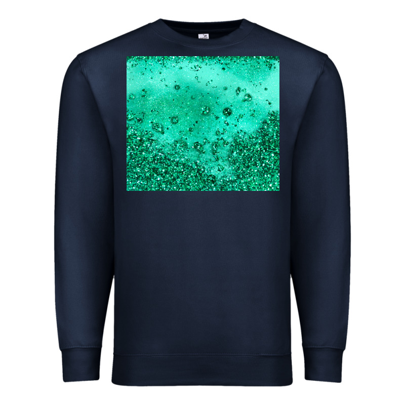 Green Glitter Premium Sweatshirt by JahusDesignShop | Teevron
