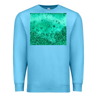 Ocean Blue green glitter Premium Sweatshirt - JahusDesignShop