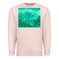 Pale Pink green glitter Premium Sweatshirt - JahusDesignShop