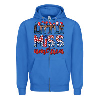 True Royal little miss America Zipper Hoodie - Zillion Design Studio