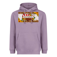Lavender america map sunflower license plate Heavyweight Hoodie - HRA Design Shop