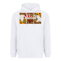 White america map sunflower license plate Heavyweight Hoodie - HRA Design Shop