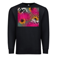 Black pink glitter leopard cowhide Premium Sweatshirt - JahusDesignShop