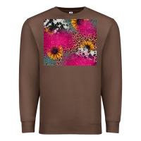 Chestnut pink glitter leopard cowhide Premium Sweatshirt - JahusDesignShop