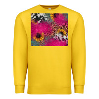 Lemon pink glitter leopard cowhide Premium Sweatshirt - JahusDesignShop