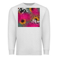 Oatmeal Heather pink glitter leopard cowhide Premium Sweatshirt - JahusDesignShop