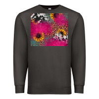 Smoke pink glitter leopard cowhide Premium Sweatshirt - JahusDesignShop