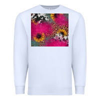 White pink glitter leopard cowhide Premium Sweatshirt - JahusDesignShop