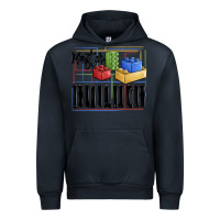 Navy master builder Urban Hoodie - MaliasSmallBusiness