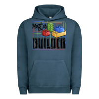 Pigment Midnight Navy master builder Urban Hoodie - MaliasSmallBusiness