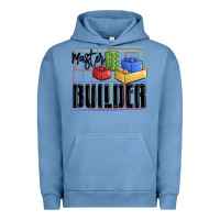 Pigment Pebble Blue master builder Urban Hoodie - MaliasSmallBusiness