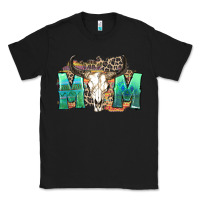 Black mom with bull skull Classic Tee - Zillion Design Studio