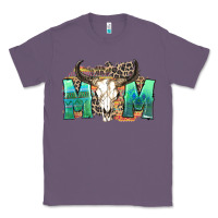 Lavender mom with bull skull Classic Tee - Zillion Design Studio