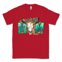 Red mom with bull skull Classic Tee - Zillion Design Studio