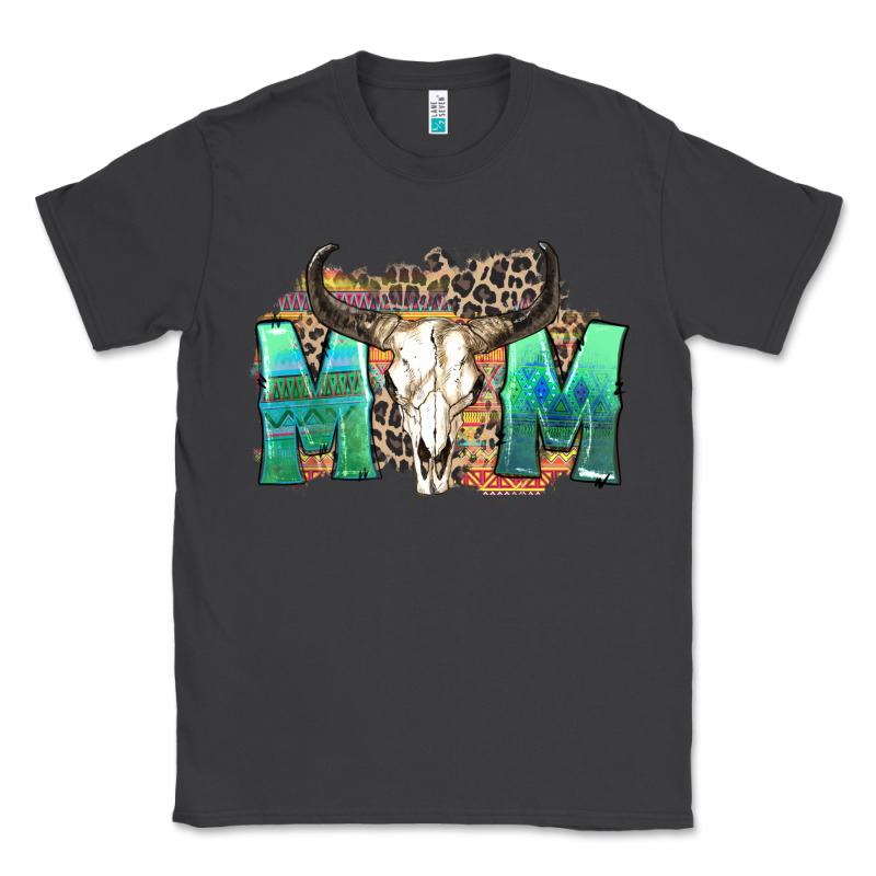 Mom With Bull Skull Classic Tee by Zillion Design Studio | Teevron