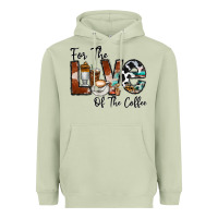 Matcha for the love of the coffe Heavyweight Hoodie - CowhideDigitalArt