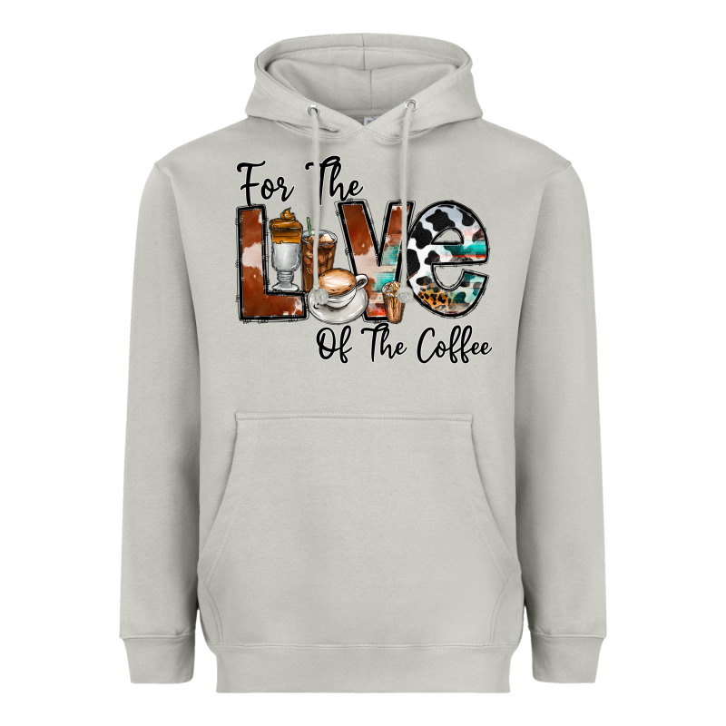 For The Love Of The Coffe Heavyweight Hoodie by CowhideDigitalArt | Teevron