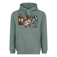 Sage for the love of the coffe Heavyweight Hoodie - CowhideDigitalArt