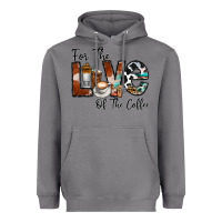 Storm for the love of the coffe Heavyweight Hoodie - CowhideDigitalArt