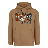 Toasted Coconut for the love of the coffe Heavyweight Hoodie - CowhideDigitalArt