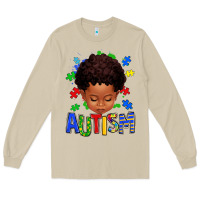Mushroom autism afro kid full face Long Sleeve Tee - texasbilliewilder