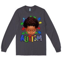 Smoke autism afro kid full face Long Sleeve Tee - texasbilliewilder