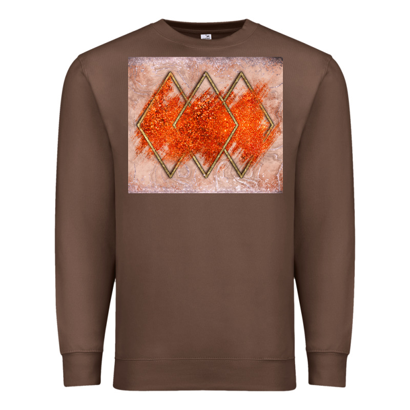Orange Glitter Premium Sweatshirt by JahusDesignShop | Teevron