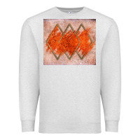 Oatmeal Heather orange glitter Premium Sweatshirt - JahusDesignShop