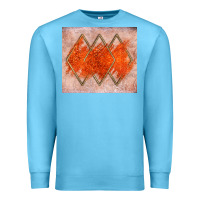 Ocean Blue orange glitter Premium Sweatshirt - JahusDesignShop