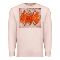 Pale Pink orange glitter Premium Sweatshirt - JahusDesignShop