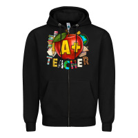 A Plus Teacher Zipper Hoodie | Teevron