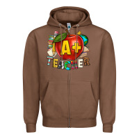 Chestnut a plus teacher Zipper Hoodie - texasbilliewilder