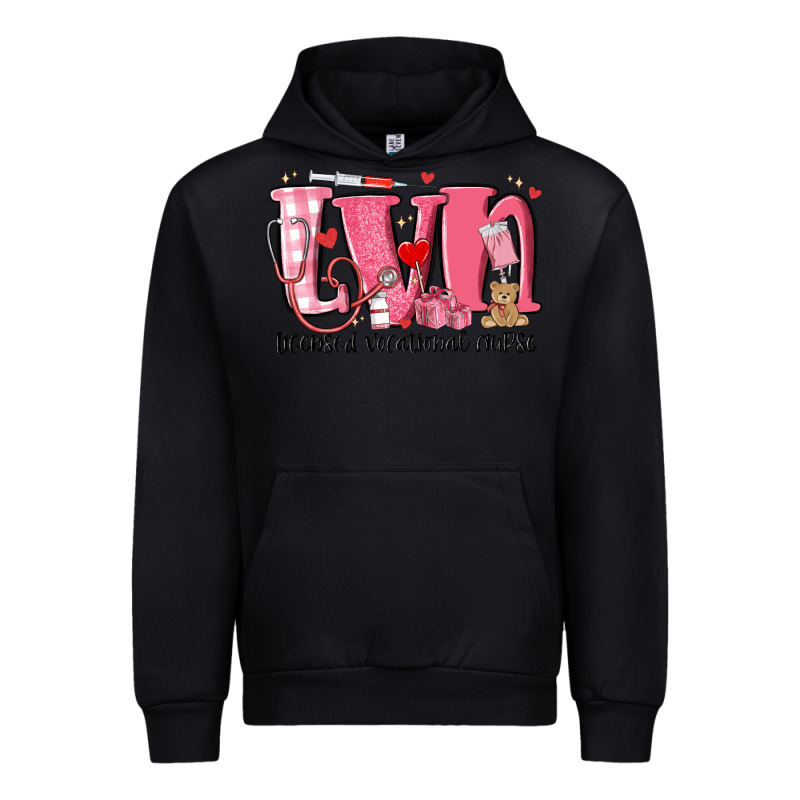 Lvn Licensed Vocational Nurse Valentine's Day Urban Hoodie by MaliasSmallBusiness | Teevron