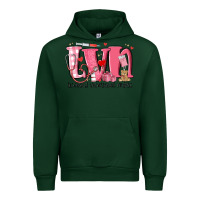 Forest Green lvn licensed vocational nurse valentine's day Urban Hoodie - MaliasSmallBusiness