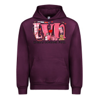 Mauve Wine lvn licensed vocational nurse valentine's day Urban Hoodie - MaliasSmallBusiness