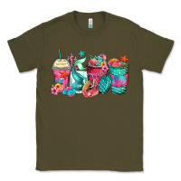 Army Green mermaid tail coffee cups Classic Tee - Zillion Design Studio
