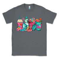 Charcoal Heather mermaid tail coffee cups Classic Tee - Zillion Design Studio
