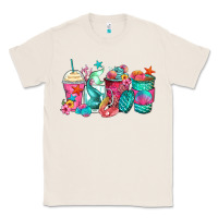 Natural mermaid tail coffee cups Classic Tee - Zillion Design Studio