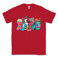 Red mermaid tail coffee cups Classic Tee - Zillion Design Studio