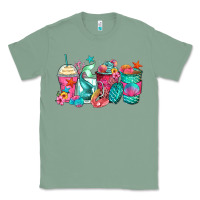 Sage mermaid tail coffee cups Classic Tee - Zillion Design Studio