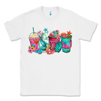 White mermaid tail coffee cups Classic Tee - Zillion Design Studio