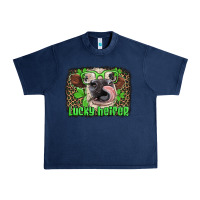 Navy lucky heifer with glasses st patricks Urban Heavy Tee - Artiststas