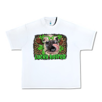 White lucky heifer with glasses st patricks Urban Heavy Tee - Artiststas