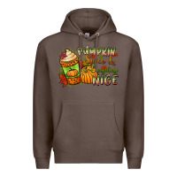 Coffee Pumpkin spice everything nice Premium Hoodie - NancyCooperArtShop