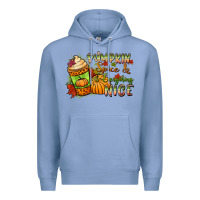 Colony Blue Pumpkin spice everything nice Premium Hoodie - NancyCooperArtShop