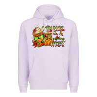 Lilac Pumpkin spice everything nice Premium Hoodie - NancyCooperArtShop