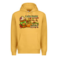 Mustard Pumpkin spice everything nice Premium Hoodie - NancyCooperArtShop