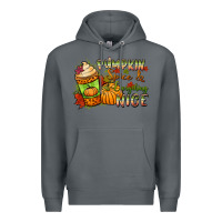 Rock Pumpkin spice everything nice Premium Hoodie - NancyCooperArtShop